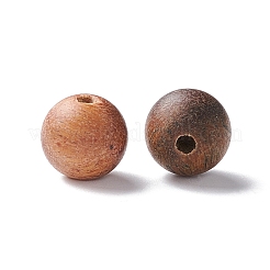 Natürlichen Sandelholz Perlen&nbsp;WOOD-F008-02F