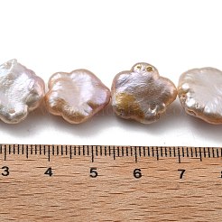 Natürliche Barock Keshi Perlen Stränge&nbsp;PEAR-P064-07B-02B