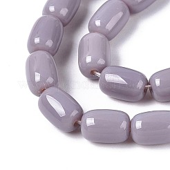 Opache perle di vetro fili&nbsp;GLAA-T028-14P-A04