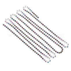 5 Yards Tassenketten aus Legierungsglas mit Strassen&nbsp;AJEW-TA0002-63