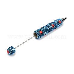 Stylo à bille en pâte polymère avec strass&nbsp;OFST-D300-05P-R
