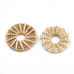 Handgemachte geflochtene Verbindungsringe aus Schilfrohr / Rattan&nbsp;WOVE-T005-14A