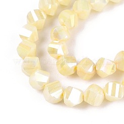 Brins de perles de verre électrolytiques anti-ternissement&nbsp;GLAA-T025-6mm-14H