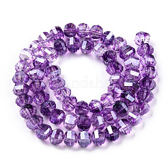 Trasparenti perle di vetro placca fili&nbsp;X-EGLA-N006-078D