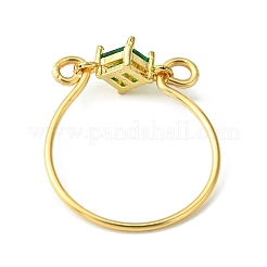 Rautenfingerring aus Glas&nbsp;RJEW-JR00589