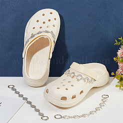 Sonne & Mond mit Stern-Schuhschmuckkette&nbsp;FIND-AB00020-01