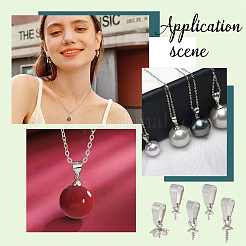 50 stücke 5 stil 201 edelstahl schraube tasse perle peg kautionen pin anhänger&nbsp;DIY-AB00038