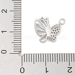 Ciondoli in ottone con pavé di zirconi chiari&nbsp;LS-KK-Z061-08P-01