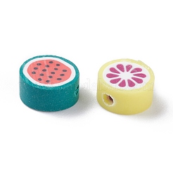 Handgefertigte Fimo-Anhänger und Perlen&nbsp;CLAY-XCP0001-10