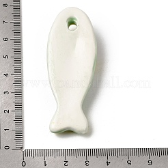 Grands pendentifs en porcelaine peints à la main&nbsp;LA-CBAC6A6-06F