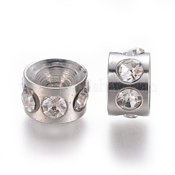 Cuentas de rhinestone de cristal de acero inoxidable 304&nbsp;STAS-E474-54C-P