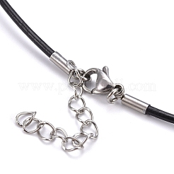 Rondes colliers de cordon en cuir faisant&nbsp;MAK-I005-1.5mm