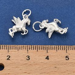 925 Sterlingsilber-Anhänger Pferd mit Flügeln&nbsp;STER-P071-11S