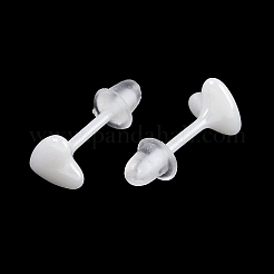 Boucles d'oreilles en porcelaine&nbsp;EJEW-H007-01B