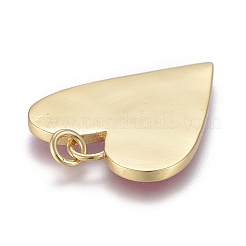 Pendentifs d'émail en laiton &nbsp;X-KK-M205-13G-07