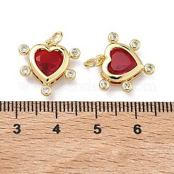 Colgante micropavé cubic zirconia de latón&nbsp;KK-B170-02G