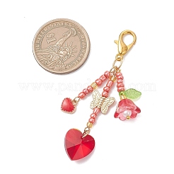 Decoraciones colgantes con cuentas de semillas de vidrio&nbsp;HJEW-MZ00405-02