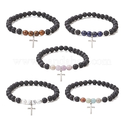201 bracciali con ciondoli in acciaio inossidabile&nbsp;BJEW-JB13246
