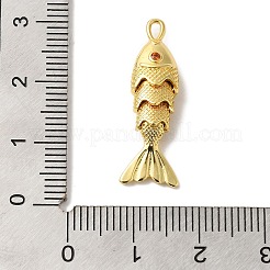 Ottone micro spianare pendenti zirconi&nbsp;KK-C072-40G
