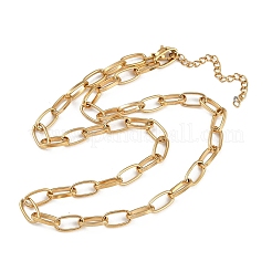 304 Edelstahl Kreuzanhänger 3-lagige Halsketten für Damen&nbsp;NJEW-F343-02G