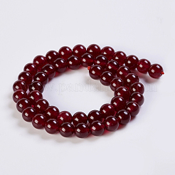 Natürliche weiße Jade perlen Stränge&nbsp;G-K254-10-8mm-01