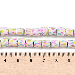 Handgefertigte Polymer Clay Perlen Strang&nbsp;CLAY-Z002-01H