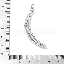 Pendentifs en laiton zircon cubique transparent&nbsp;CU-CBAC53C-03P