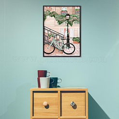 Diy 5d kits de peinture au diamant sur toile de la ville de paris&nbsp;DIY-C018-18