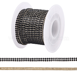 2 Reihe Glas-Strass-Autoaufkleber&nbsp;DIY-WH20023-39A