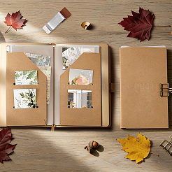 4 custodia per passaporto in carta kraft&nbsp;DIY-WA0001-39