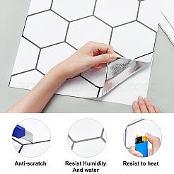 Adesivi murali anticollisione in pvc 3d adesivi modello mattone&nbsp;DIY-WH0217-17A