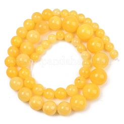 Fili di perle di giada Mashan naturale di dimensioni graduate&nbsp;GG-CBA2AE1-A08-D