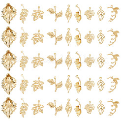 Kits de fabrication de bijoux à thème feuille&nbsp;DIY-TA0015-57