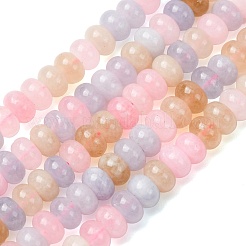 Chapelets de perles de jade blanche naturelle&nbsp;G-E507-01-08