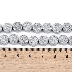 Galvanisierte synthetische nichtmagnetische Hämatitperlenstränge&nbsp;G-H072-F01-01B