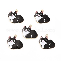 Pendentifs d'émail en alliage&nbsp;ENAM-M046-11G-A