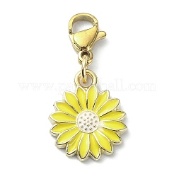 Decorazioni pendenti in lega di smalto&nbsp;HJEW-JM01213-01