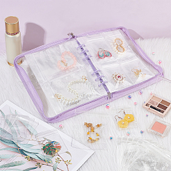 Transparente Schmuck-Organizer-Aufbewahrungstasche mit Reißverschluss&nbsp;AJEW-WH0314-44C