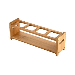 4-Loch-Organizer-Regal aus Bambus für Küchenölflaschen&nbsp;ODIS-WH0001-83