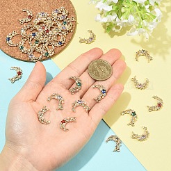 12 stücke 6 farben acryl strass anhänger&nbsp;FIND-YW0011-60