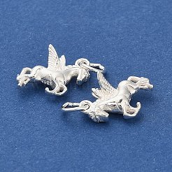 925 Sterlingsilber-Anhänger Pferd mit Flügeln&nbsp;STER-P071-11S