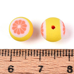 Früchte Thema handgemachte Polymer Clay Perlen&nbsp;X-CLAY-T022-04G
