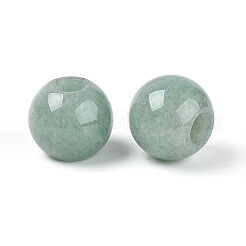 Natürliche grüne Aventurin European Beads&nbsp;G-T092-14mm-12B