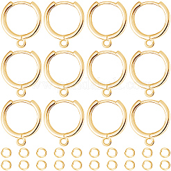 20 pieza de accesorios para pendientes de aro huggie de latón&nbsp;KK-BBC0021-39