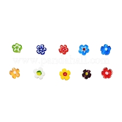 Handgemachte Glasperlen Millefiori&nbsp;LK-YW0001-05
