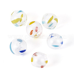 6pcs 3 Farben transparente Glasperlen&nbsp;GLAA-TA0003-97