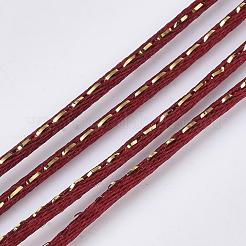 Cordes métalliques de perles de teinture&nbsp;NWIR-R024-192