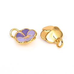 Charms del esmalte de bronce&nbsp;ZIRC-F816-02C-G