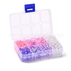 4 Stil 2 Farben transparente Acrylperlen&nbsp;DIY-FS0002-49