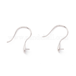 925 gancio per orecchini in argento sterling rodiato&nbsp;STER-P047-01B-P